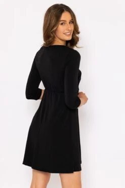 Meghan Black Mini Dress 11 Meghan Black Mini Dress -Moda Ulla Shop carraig donn meghan black mini dress 182711