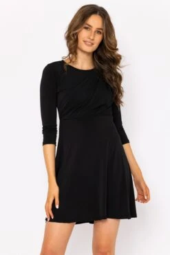 Meghan Black Mini Dress