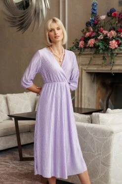 Melissa Lilac Midi Dress