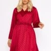 Nicola Dress In Red -Moda Ulla Shop carraig donn nicola dress in red 384404