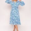 Norah Dress In Blue Print -Moda Ulla Shop carraig donn norah dress in blue print 269109