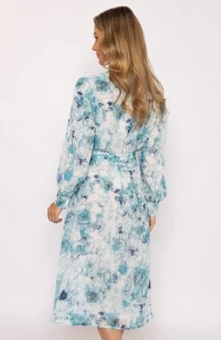 Phoebe Blue Midi Dress -Moda Ulla Shop carraig donn phoebe blue midi dress 310374