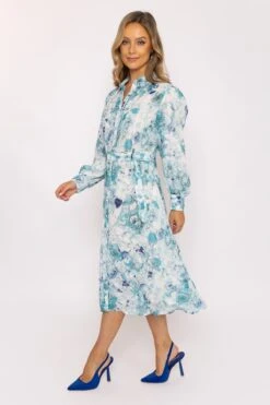 Phoebe Blue Midi Dress -Moda Ulla Shop carraig donn phoebe blue midi dress 477374