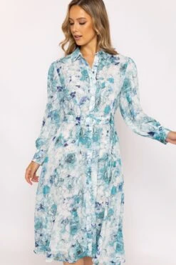 Phoebe Blue Midi Dress -Moda Ulla Shop carraig donn phoebe blue midi dress 666810