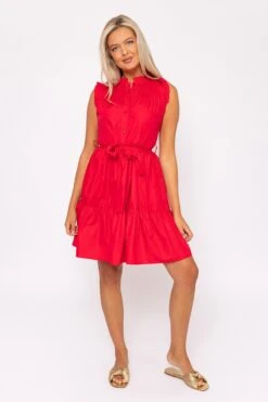 Pink Poplin Mini Dress -Moda Ulla Shop carraig donn pink poplin mini dress 416283