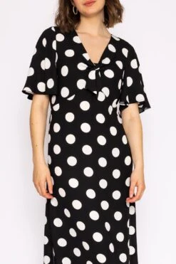 Polka Dot Dress In Black 12 Polka Dot Dress In Black -Moda Ulla Shop carraig donn polka dot dress in black 499009