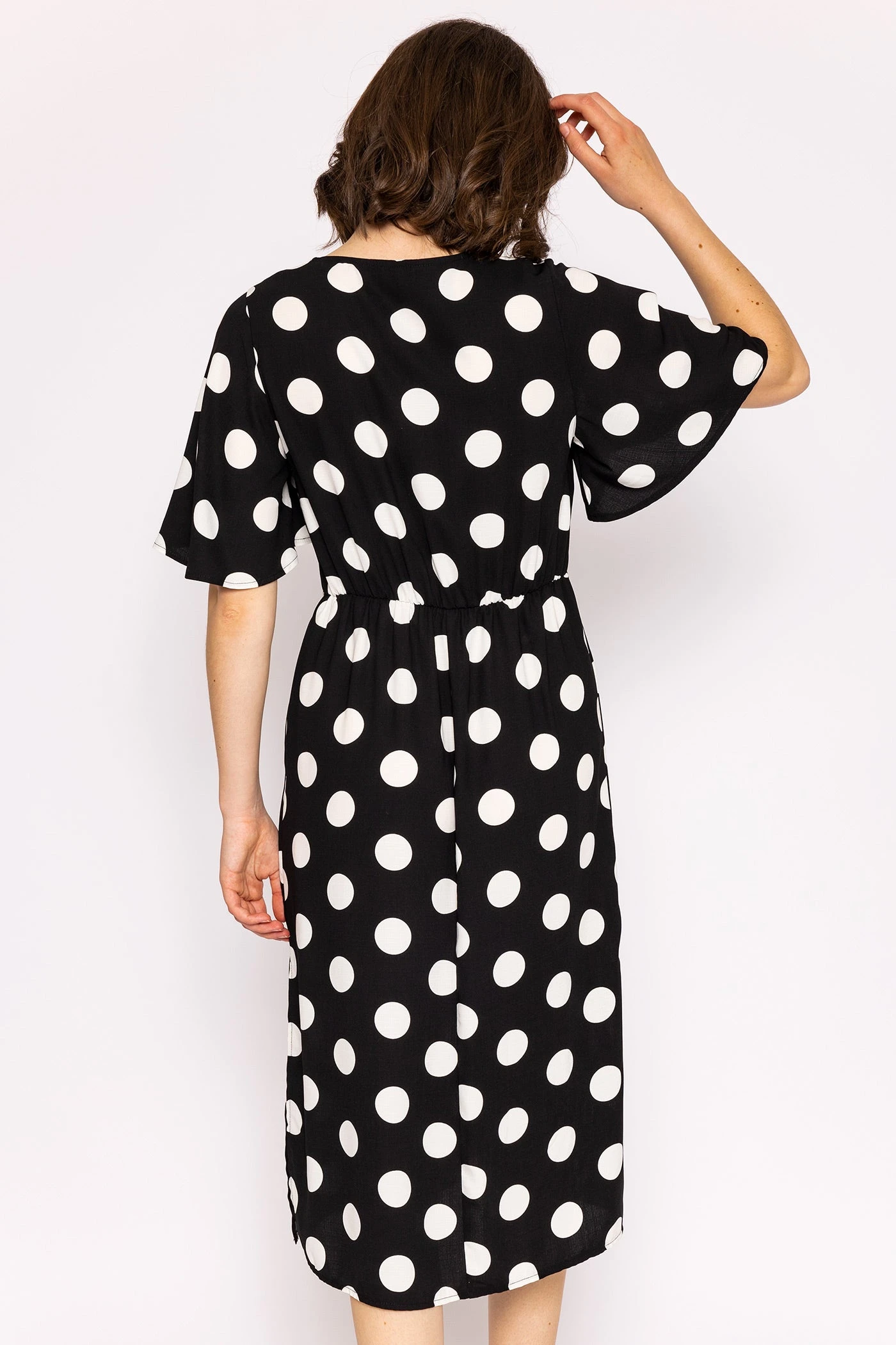 Polka Dot Dress In Black 8 Polka Dot Dress In Black - Image 6