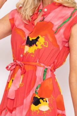 Poppy Floral Printed Midi Dress -Moda Ulla Shop carraig donn poppy floral printed midi dress 423662