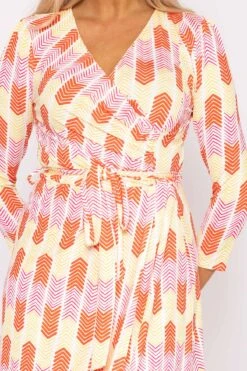 Printed Red Jersey Dress -Moda Ulla Shop carraig donn printed red jersey dress 375727