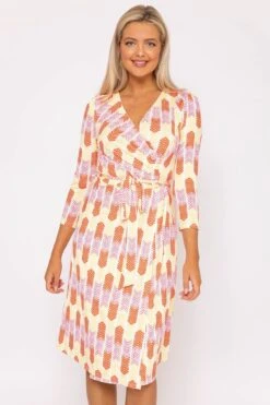 Printed Red Jersey Dress -Moda Ulla Shop carraig donn printed red jersey dress 469961