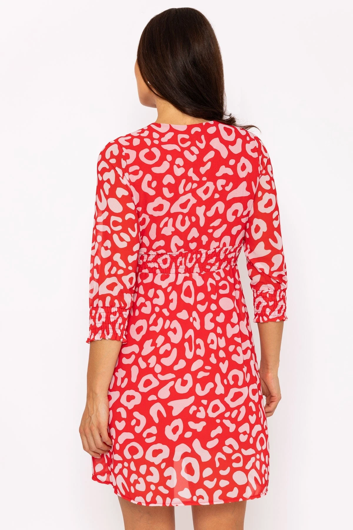 Sienna Red Knee Length Dress 11 Sienna Red Knee Length Dress - Image 9