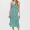 Vero Moda Sleeveless Dress In Green Print 1 Vero Moda Sleeveless Dress In Green Print -Moda Ulla Shop carraig donn sleeveless dress in green print 955873