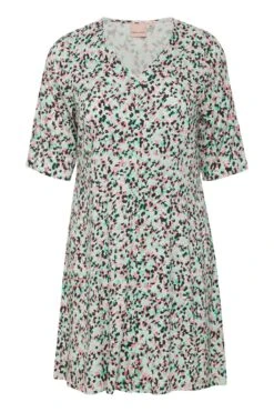 Viscose Dress In Green Print -Moda Ulla Shop carraig donn viscose dress in green print 861483